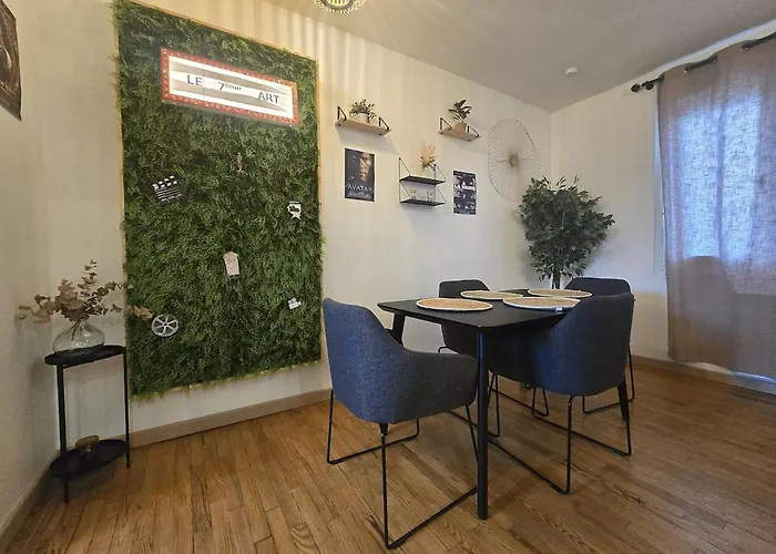 Apartamento Le 7E Art * Home Cinema * Centre-Ville * Netflix